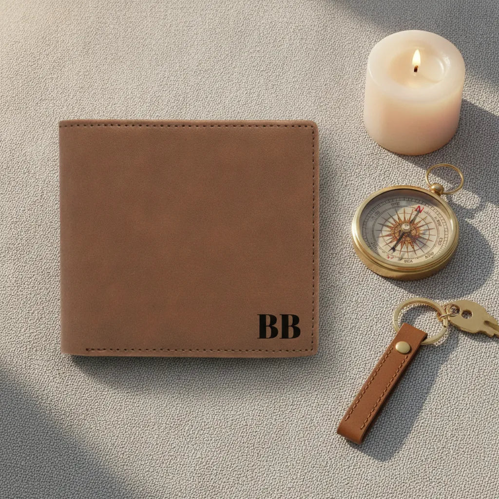 Name Initials Bifold Wallet