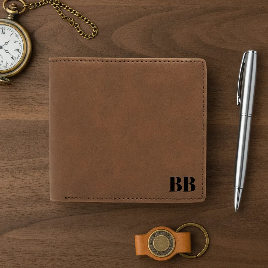 Name Initials Bifold Wallet
