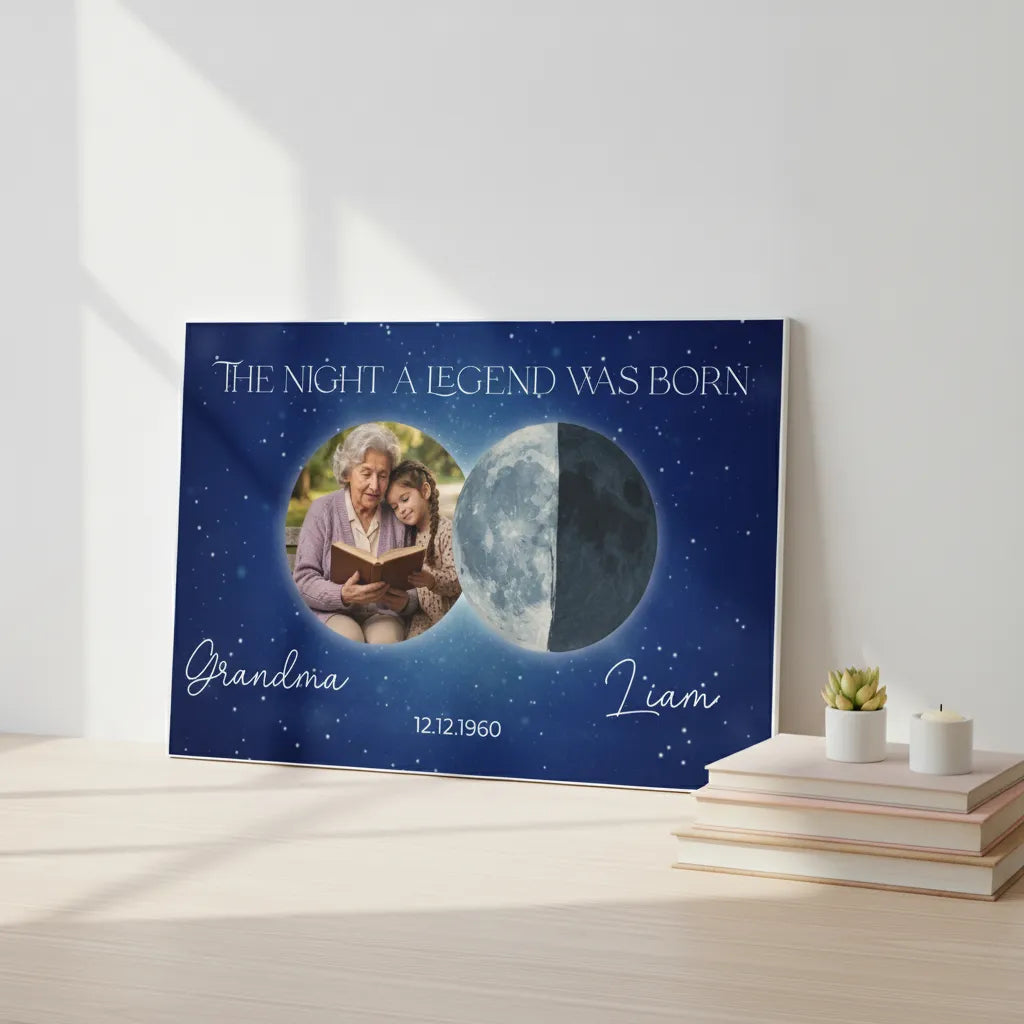 The Night a Legend Was Born - Grandma Canvas