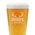 Antlers Grandpa Pint Glass