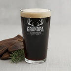 Antlers Grandpa Pint Glass