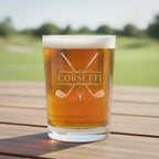 Personalized Cross Clubs Golf Whiskey Glass