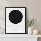 The Day You Became My Mummy Paper Frame Vertical