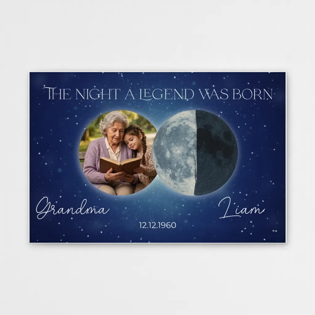 The Night a Legend Was Born - Grandma Canvas