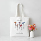 Flowers Design - Where Love Grows Tote Bag