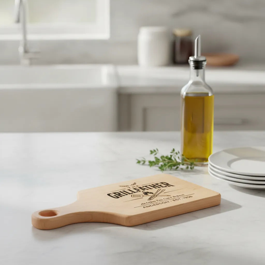 The Grillfather Personalized Cutting Board