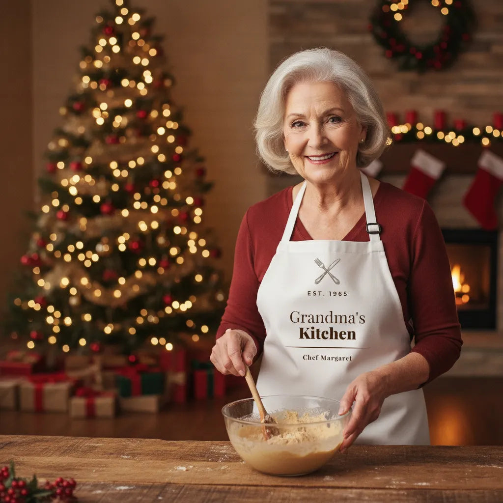 Adult Apron (AOP) grandma's kitchen