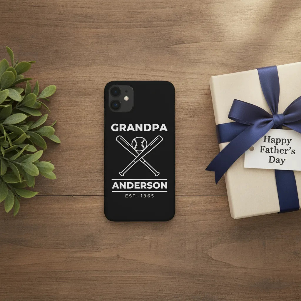 Grandpa Baseball Phone Case