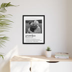 Personalized Definition Framed Canvas