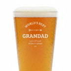 World's Best Grandpa Personalized Pint Glass