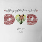 Word Cloud Father Canvas