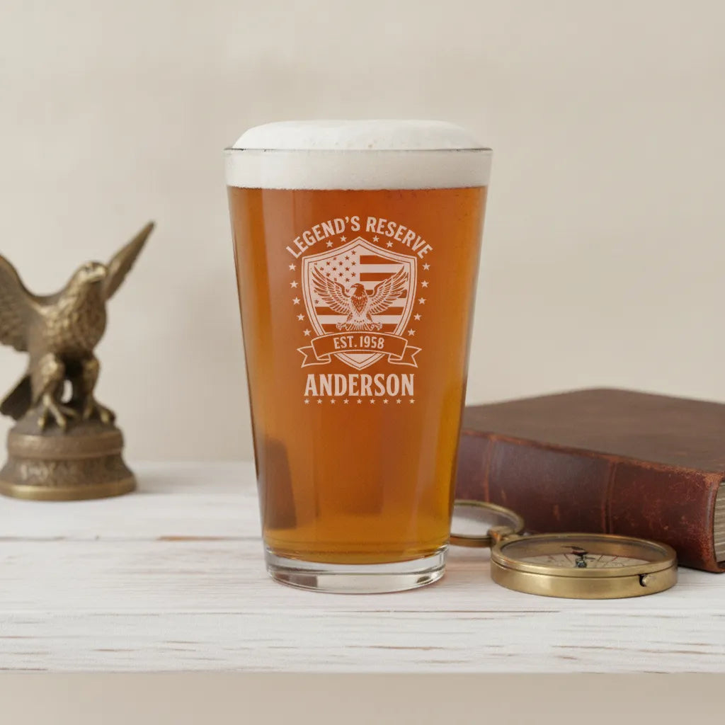 Legend's Reserve Personalized Pint Glass