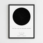 The Day You Became My Mummy Paper Frame Vertical