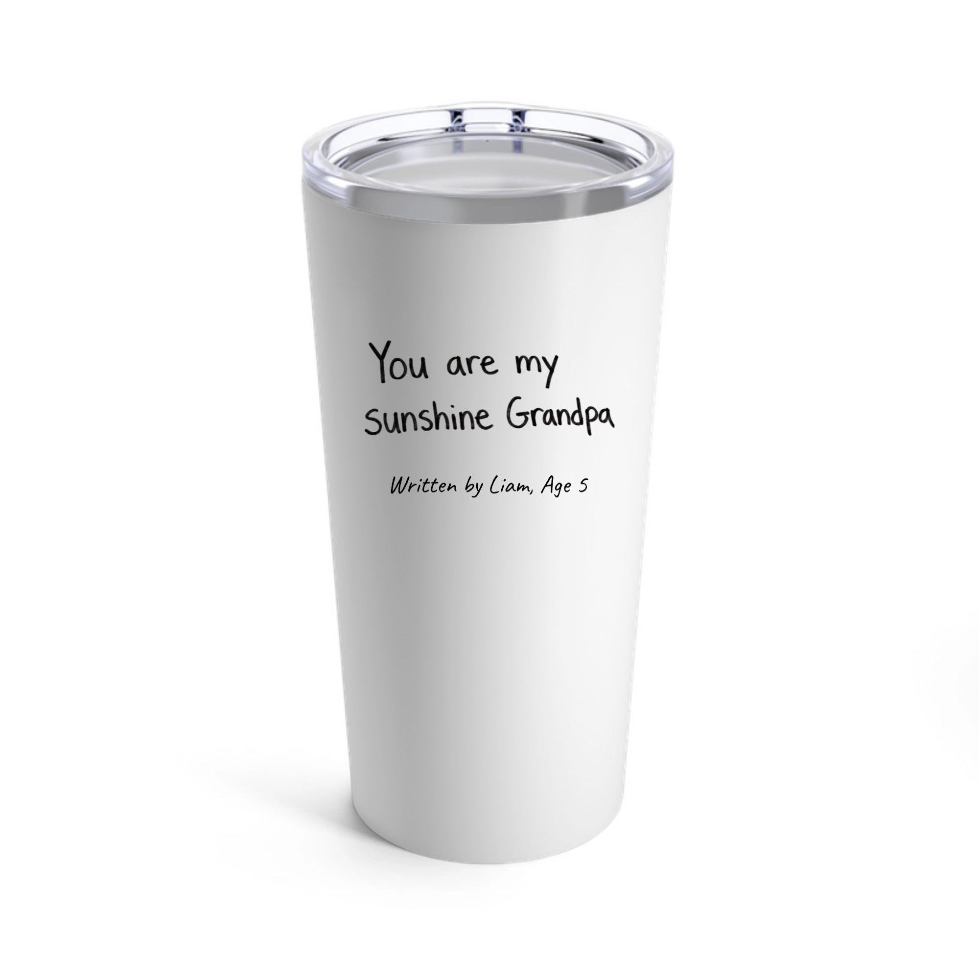 Handwriting Tumbler