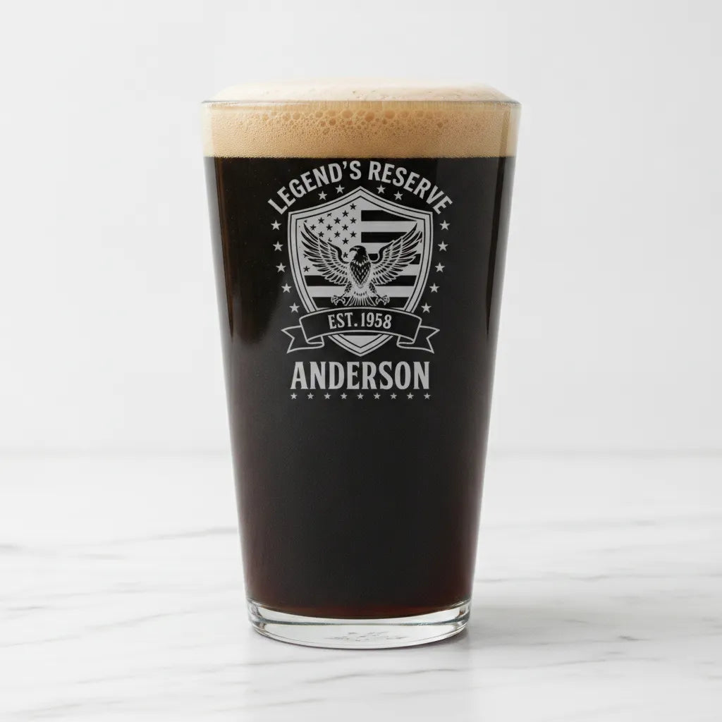 Legend's Reserve Personalized Pint Glass
