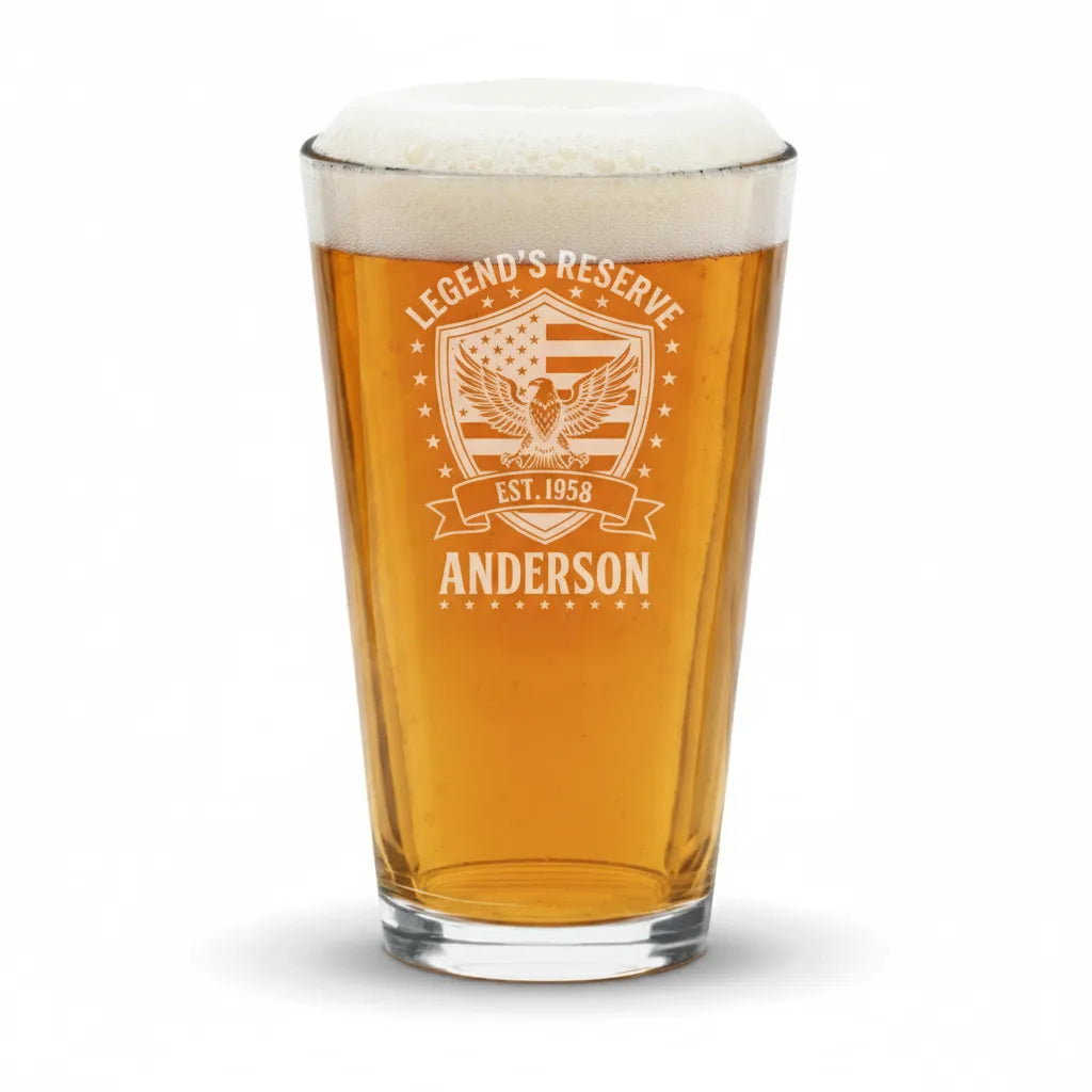 Legend's Reserve Personalized Pint Glass