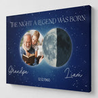 The night a legend was born Canvas