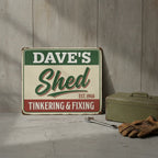 Personalized Shed Sign for Dad