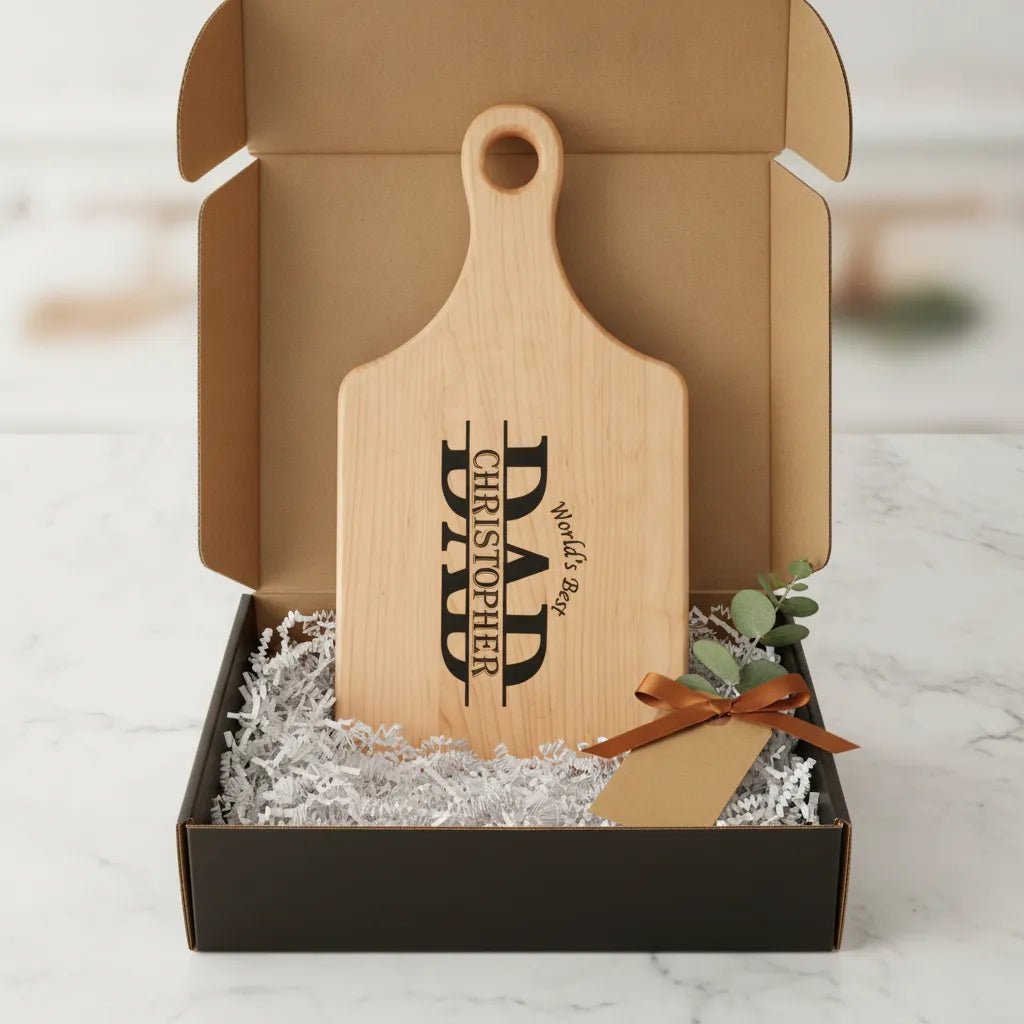 World's Best Dad Personalized Cutting Board