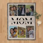 Heirloom Photo Collage Woven Blanket (Portrait) for MOM