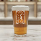 The Golfer Personalized Pint Glass