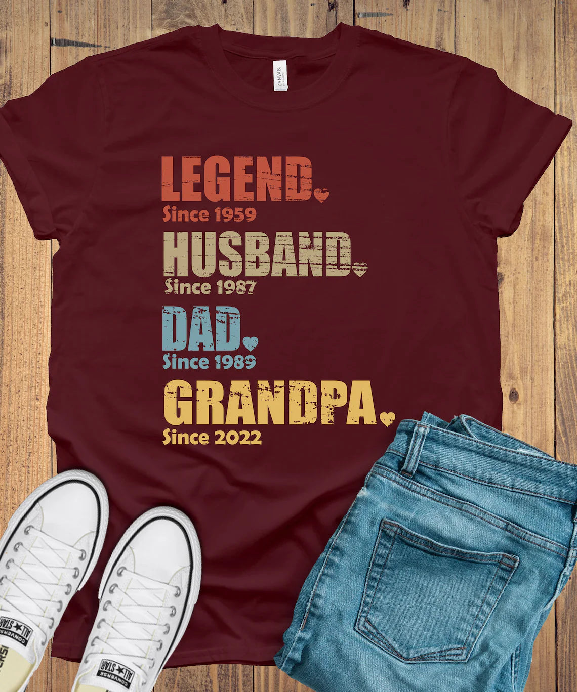 Personalized Legend Husband Dad Grandpa Shirt