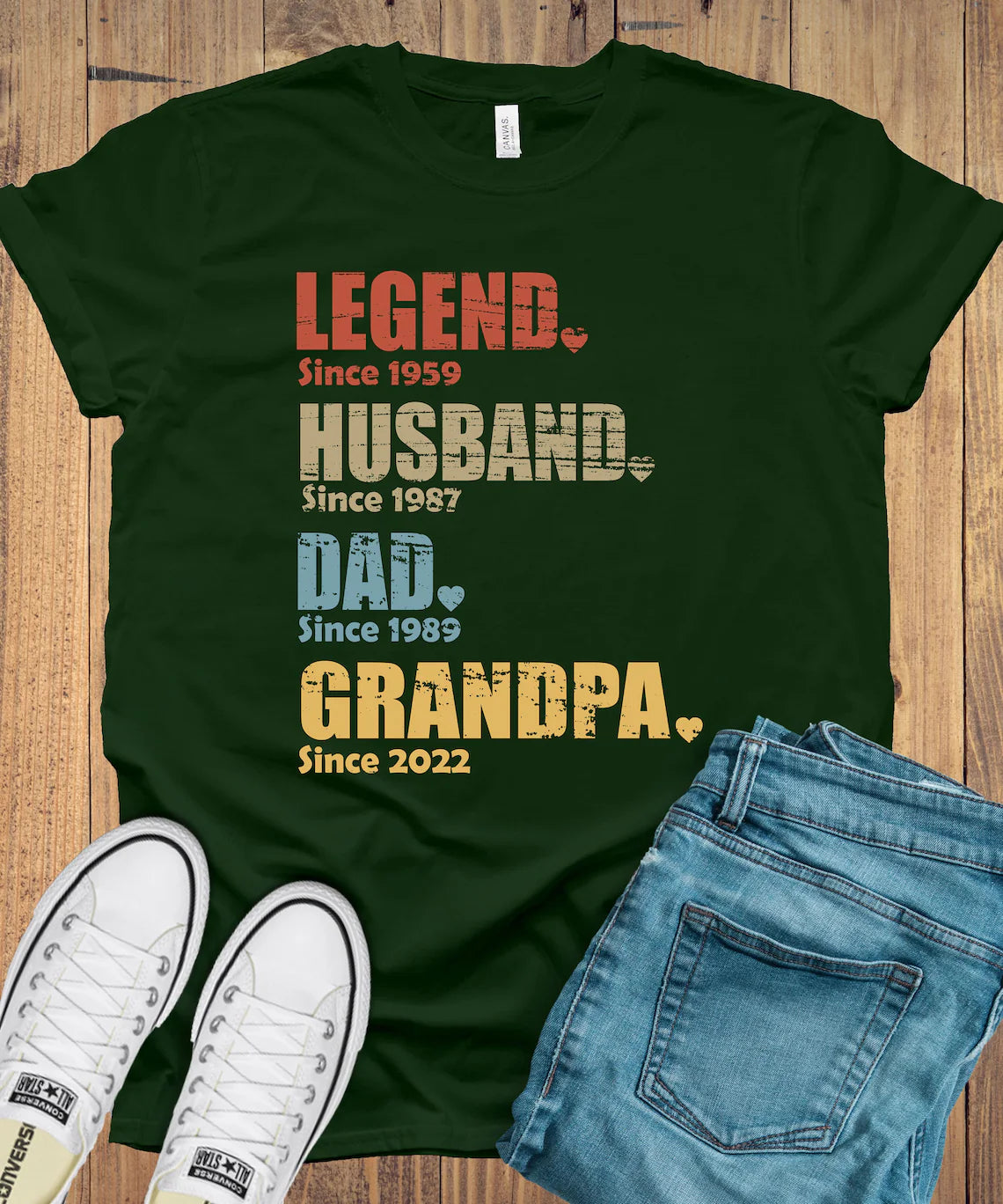 Personalized Legend Husband Dad Grandpa Shirt