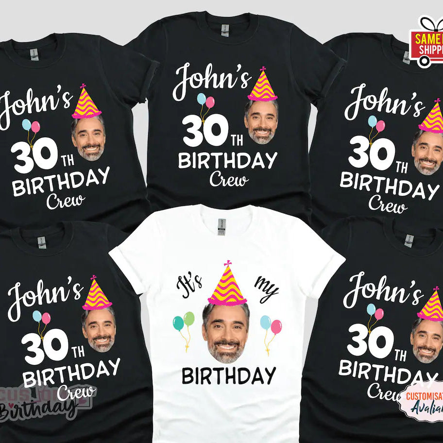 Custom Birthday Photo Shirt