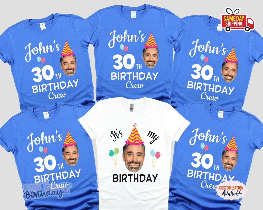 Custom Birthday Photo Shirt