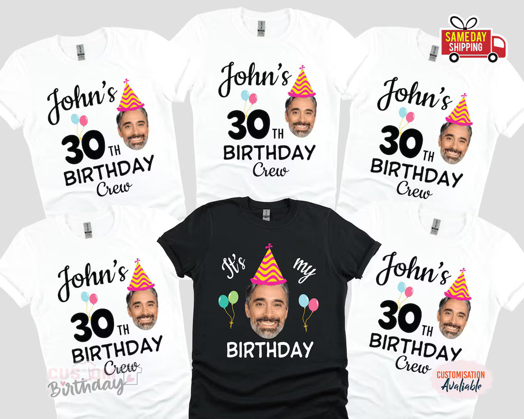 Custom Birthday Photo Shirt