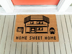 Retro Pixel Home Sweet Home Doormat