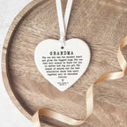 Grandma Heart Ornament