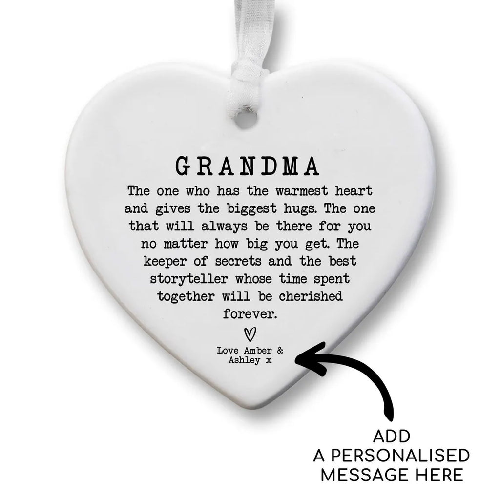 Grandma Heart Ornament