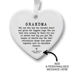 Grandma Heart Ornament