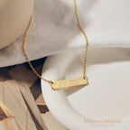 Personalized Name Bar Necklace