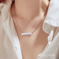 Personalized Name Bar Necklace