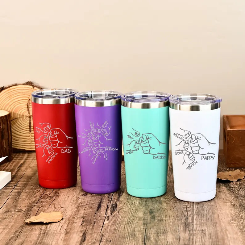 Dad Fist Bump Tumbler